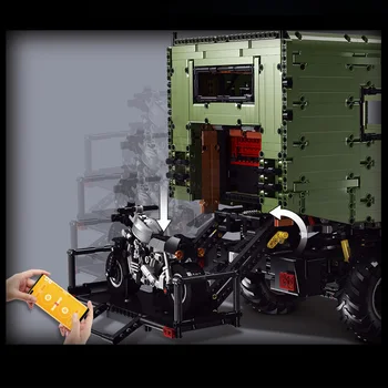 J907 Високотехнологичен Модел Автомобил MOC Motorzied Nomadism RV Кемпер Градивни елементи за Сглобяване на Автомобила Тухли Детски Коледни Подаръци