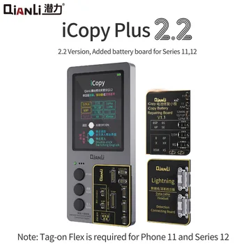Qianli Програмист Icopy Плюс най-Новата Версия на Ture Тона За Iphone 12 LCD ДИСПЛЕЙ Фоточувствительный Ремонт на Батерии Тест Такса на Оригинала