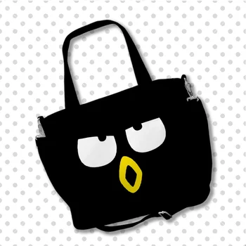 Sanrioed Аниме XO Чанта На Рамото Kawaii BAD BADTZ-MARU Чанта През Рамо Дамски Холщовые Чанти За Пазаруване и Ръчни Чанти-Тоут През Рамо Подарък