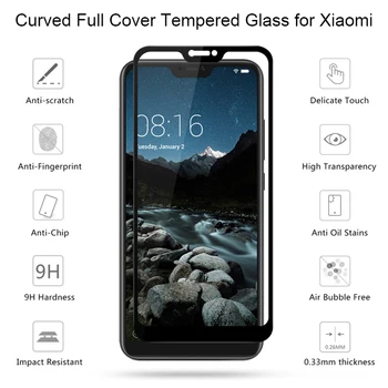 Закалено стъкло за Xiaomi Mi 8 Lite Mi8 SE Mi5S Защитно стъкло на Xiomi Mi A2 Lite A1 Max 2 Защитно фолио за екрана Pocophone F1