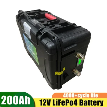 Литиево Лифепо4 12V 200Ах за живота 12V 200А цикъл дълга кутия 12V 200А картонена кутия батерии за съхранение на монитора/дисплея