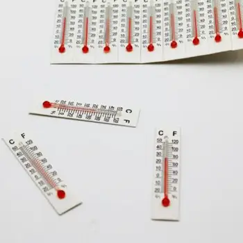 Нов Дизайн На Малък Хартиен Картонена Термометър За Вътрешна И Външна Градина Дом Гараж Офис Инструмент За Измерване На Стайна Температура