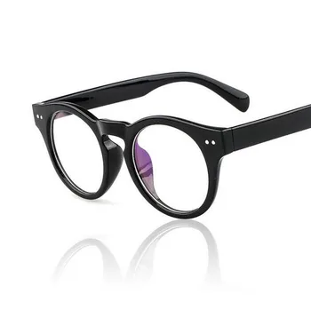 Продажба На Ретро Реколта Кръгли Оптични Очила В Рамка, Прозрачни Компютърни Очила За Мъже И Жени Oculos Grau De Късогледство Очила По Рецепта
