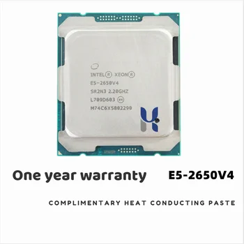 Процесор Intel Xeon E5 2650 V4 E5-2650V4 SR2N3 2.2 Ghz с дванадесет ядра 30M LGA 2011-3 CPU