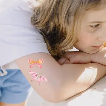Рожден Ден На Сладък Модел На Пеперуда Временни Татуировки Водоустойчив Фалшиви Татуировки За Деца|Момчета Момичета Деца|Деца Тийнейджъри