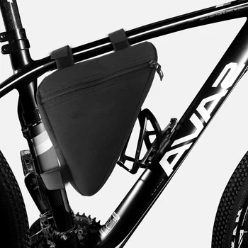 Седельная Чанта за Велосипед Триъгълна Bag Чанта За Съхранение на Велосипедна Чанта За Планински Велосипед Предната Рамка Триъгълна Чанта Здрава МТБ Велосипедна Горната Тръба Чанта