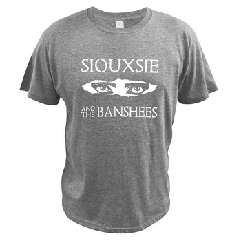 Тениска Siouxsie And The Banshees, Реколта тениска на британската пост-пънк Алтернативна рок-група, Ежедневни мъжки t-shirt памук
