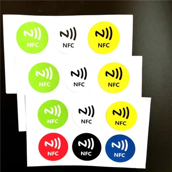 6шт NFC Етикети Етикети NFC213 Етикет Rfid Етикет Карта Лепило Ключови Тагове Метални NFC Телефона NFC Етикети на Всички NFC Телефони llavero Белег