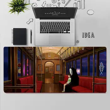 FHNBLJ Studio Ghibli Отнесени от Духове Клавиатура Мат Гума Геймърска подложка за мишка Настолен Мат Безплатна Доставка Голяма Подложка За Мишка, Клавиатура, Подложка