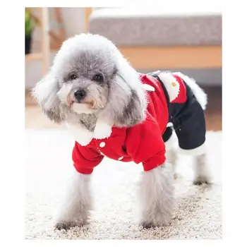 Нова зимна Есен Гащеризон за домашни кучета, утепленная руното облекло за кучета и котки с памучна подплата и хубав дизайн лъв, паркове за кученца, пуховик